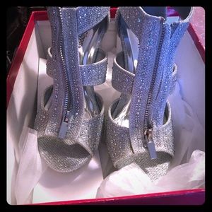 Silver heels